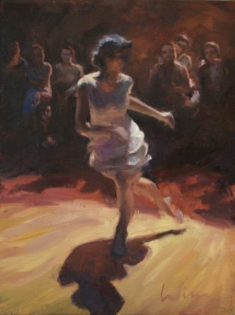 Tiffiny Wine Syncopation Charleston Dance Oil Painting