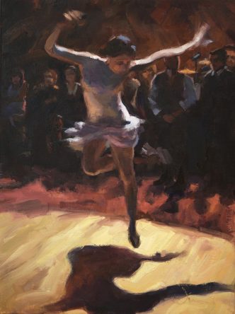 Charleston Flapper Swing Lindy Hop Dance Fine Art oil painting by tiffiny wine